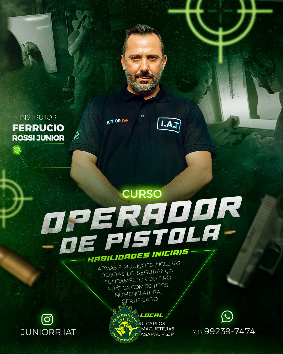 Curso de operador de pistola em São José dos Pinhais